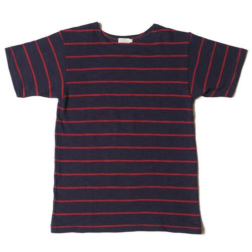 웨어하우스 4087 반팔 보더 티 셔츠 스트라이프 24SS