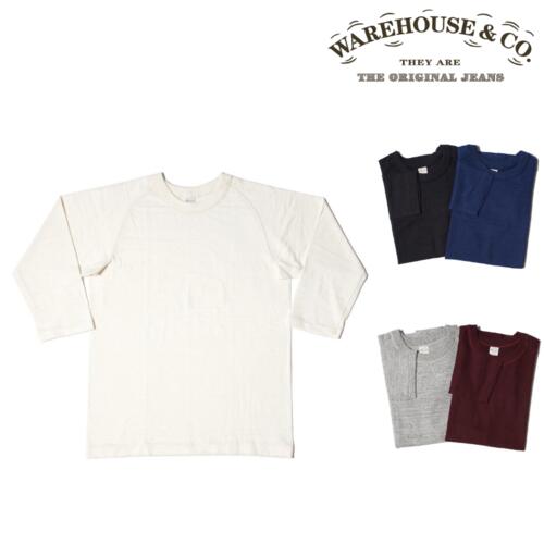 웨어하우스 4049 7부 티 셔츠 무지