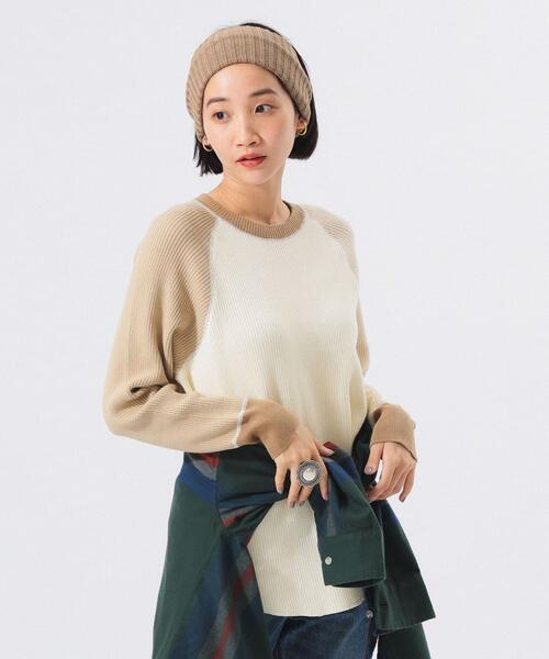 빔즈 보이 14G 와플 니트 여성 13-15-0154-126