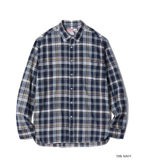 슈가케인 인도 마드라스 체크 버튼다운 셔츠 SC29513