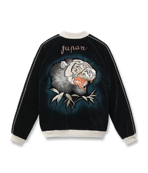 테일러토요 벨벳 아세테이트 퀼팅 수베니어 재킷 점퍼 리버시블 스카잔 25AW TT15809-119