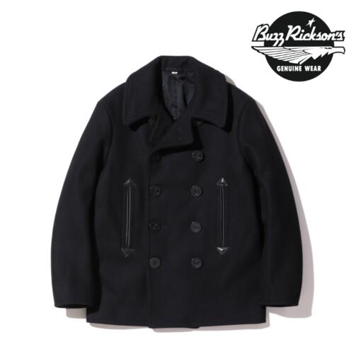 버즈릭슨 블랙 피 코트 윌리엄깁슨 밀리터리 BR12394 일본 빈티지 밀리터리 아메카지