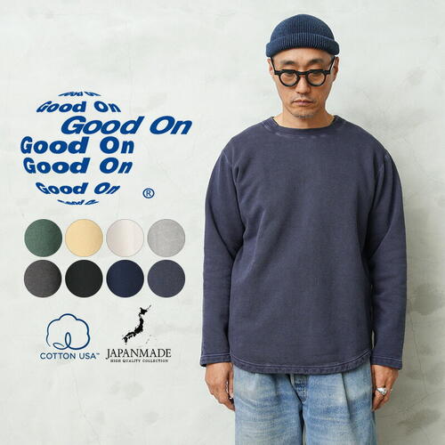 굿온 러프 크루넥 스웨트 기모 티 GOBW1609