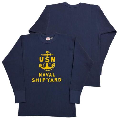 프리휠러스 U.S.N. NAVAL SHIP YARD 써멀 와플 긴팔 티 2535007 25AW