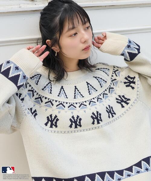 프릭스스토어 X MLB 노르딕 니트 오버사이즈 여성 25AW 1132248902976