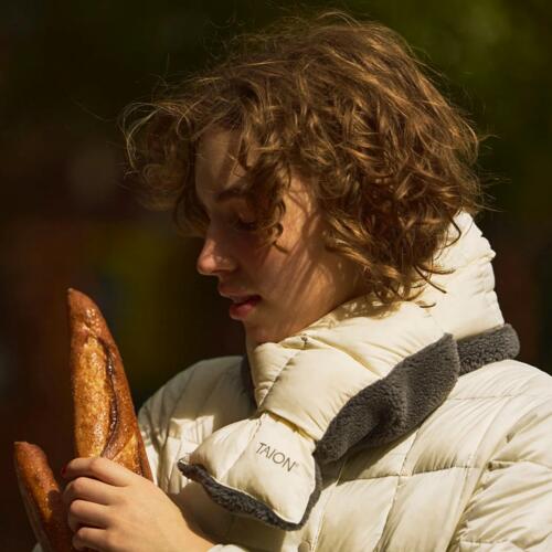 타이온 베이직 리버시블 다운 머플러 패딩 목도리 TAION-W201A