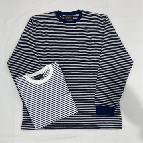 빔즈 플러스 티 Pocket Tee Inlay Stripe 38-14-0074-048 25AW