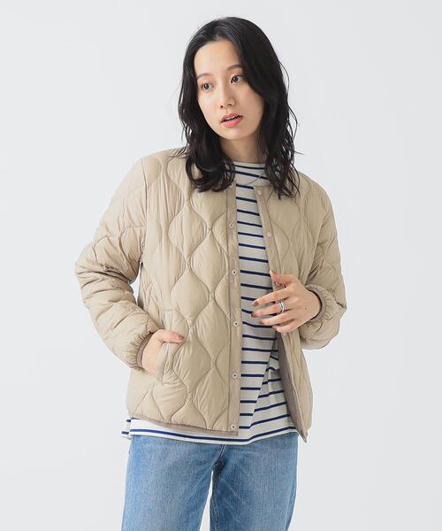 B MING by BEAMS 빔즈 X 타이온 리버시블 다운 패딩 재킷 여성 25AW 93-18-0441-226