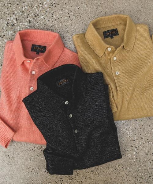 빔즈 플러스 9G 폴로 샤기 니트 25AW 38-12-0043-156