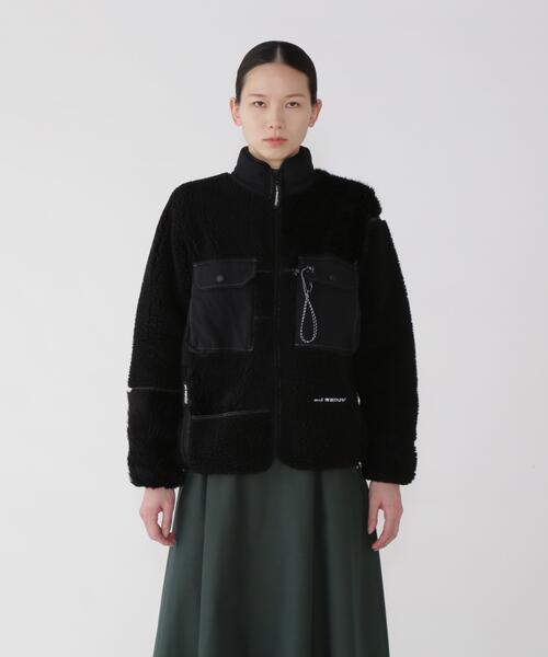앤드원더 플리스 점퍼 재킷 Mix boa jacket 25AW