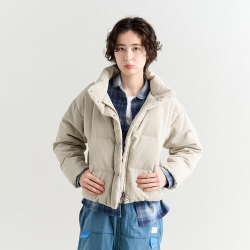난가 여성 패딩 점퍼 CORDUROY SHORT DOWN JACKET W 25AW
