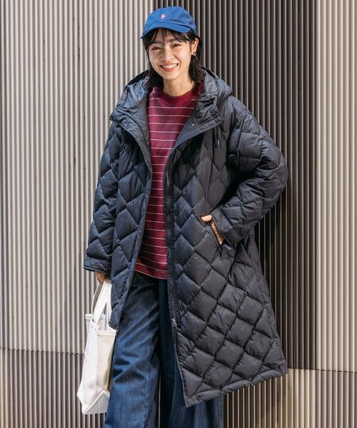 프릭스스토어 X 난가 후드 퀼팅 재킷 코트 여성 25AW 1155328800013