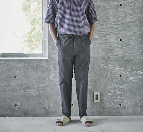 오어슬로우 뉴요커 이지 팬츠 바지 SUMI BLACK 03-1002-02