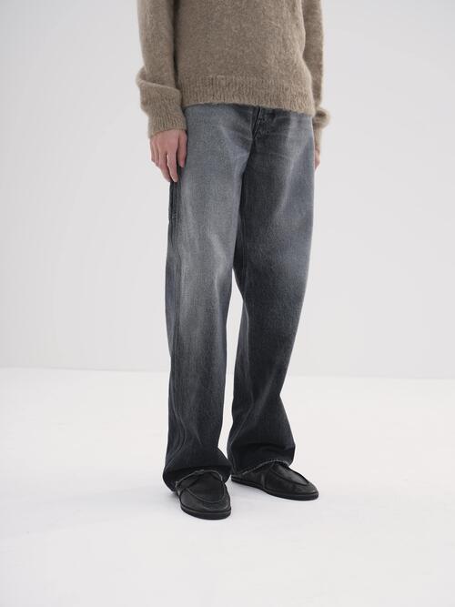 오라리 남성 청바지 SELVEDGE FADED HEAVY DENIM PAINTER PANTS 24AW