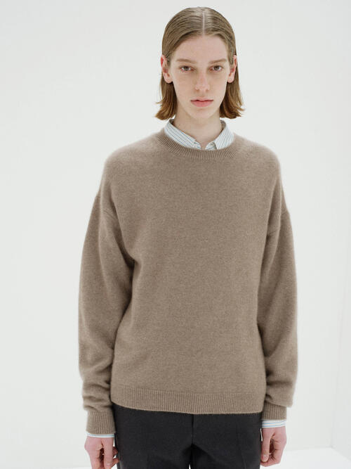 오라리 남성 니트 BABY CASHMERE KNIT P/O 25AW