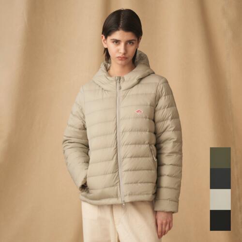 단톤 여성 나일론 태피터 미들 다운 후드 재킷 패딩 점퍼 25AW DT-A0563 NRP