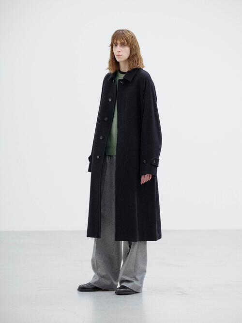 오라리 여성 코트 SUPER FINE WOOL MOSSER SOUTIEN COLLAR COAT 25AW