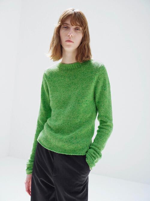 오라리 여성 니트 CASHMERE MELANGE KNIT P/O 25AW