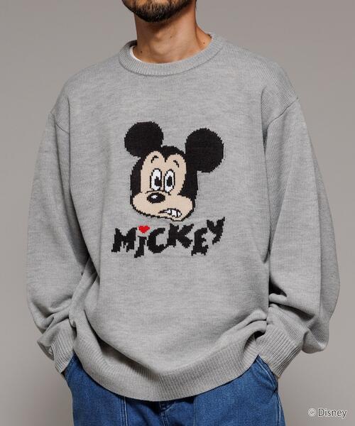 프릭스스토어 미키마우스 디즈니 자카드 니트 25AW 1231248900201