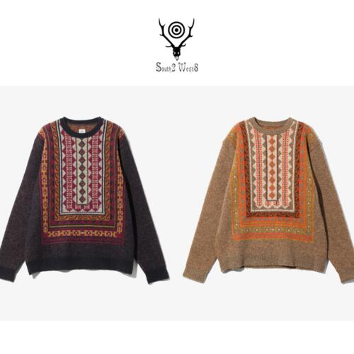 남이서팔 니트 스웨터 셔틀랜드 울 25AW RW667