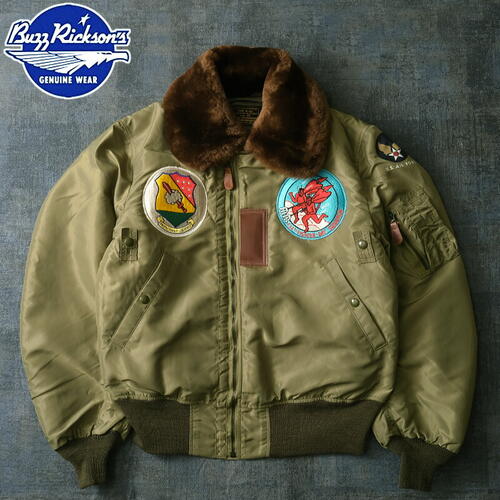 버즈릭슨 B-15B 플라이트 재킷 항공 점퍼 BR15567 겨울용