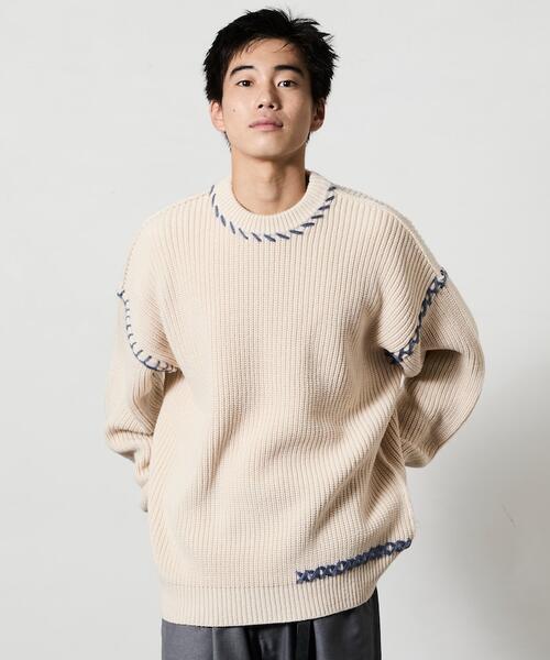 프릭스스토어 핸드스티치 니트 25AW 1231248900193