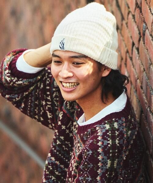 노티카 일본 자수 니트 캡 울 비니 25AW 1081207500433