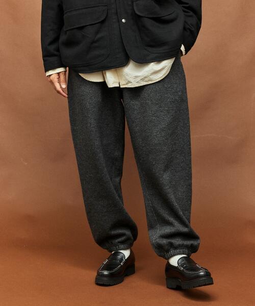 프릭스스토어 워셔블 울 코튼 스웨트 팬츠 기모 바지 25AW 1043248901208