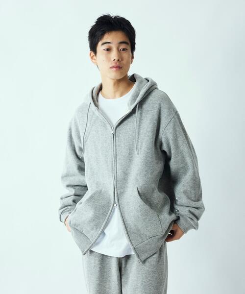 프릭스스토어 워셔블 울 코튼 스웨트 후드 집업 점퍼 25AW 1024248900976