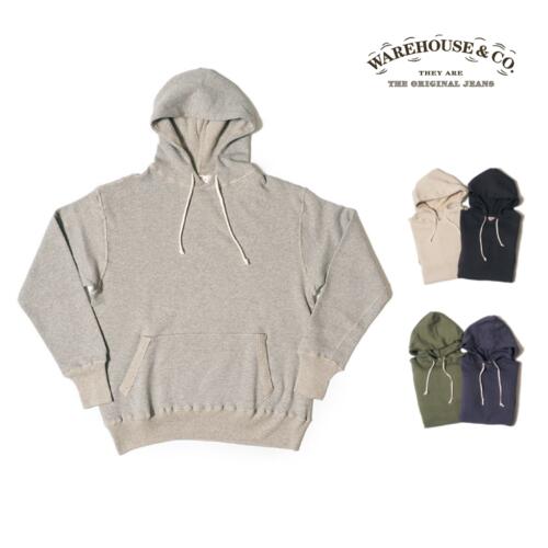 웨어하우스 450 무지 TWO NEEDLE HOODIE 후드 스웨트 티 셔츠