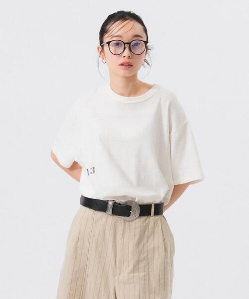 웨어하우스 X 빔즈 보이 여성 반팔 티 스텐실 13 13-04-0919-386