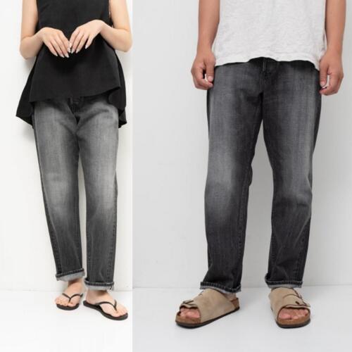 오디너리핏츠 데님 팬츠 117 TYPE LOOSE BLACK USED 117USD-BLKUSD