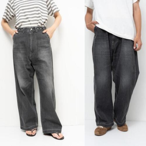 오디너리핏츠 데님 팬츠 바지 BELL PANTS 180-BLKUSD