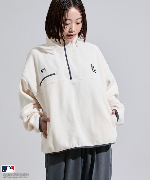 프릭스스토어 X MLB 여성 플리스 아노락 풀오버 25AW 1113248903370