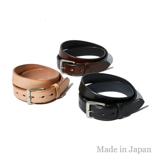 페로우즈 가죽 싱글 핀 벨트 25AW PLB2