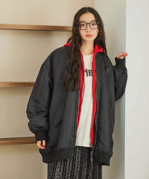 니코앤드 여성 리버시블 MA-1 퀼팅 플리스 재킷 점퍼 575691 25AW