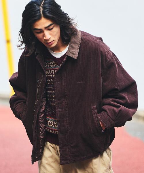 노티카 일본 코듀로이 블루종 패딩 점퍼 25AW 1051207500170