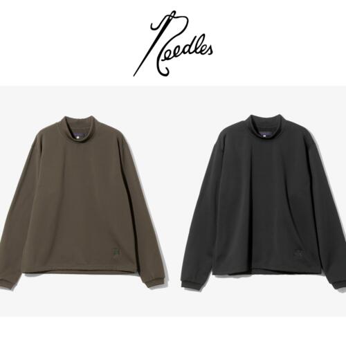 니들스 콜드 웨더 티 셔츠 모크넥 플리스 Cordura Fleece 25AW RW384