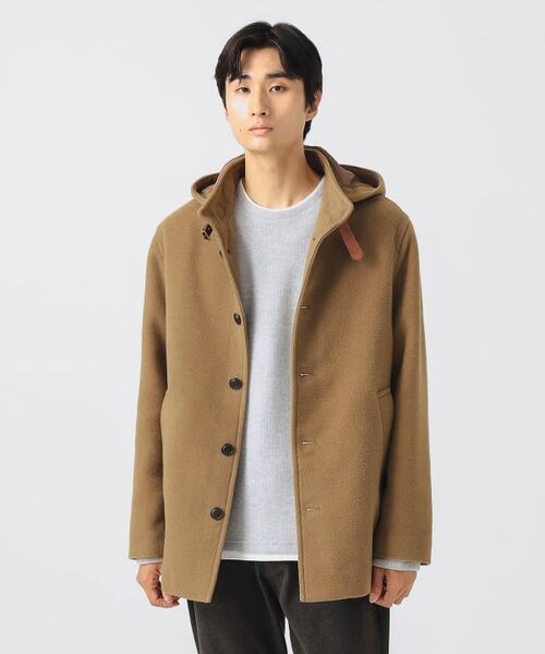 빔즈 하트 후드 스탠드 칼라 코트 25AW 42-19-0009-413