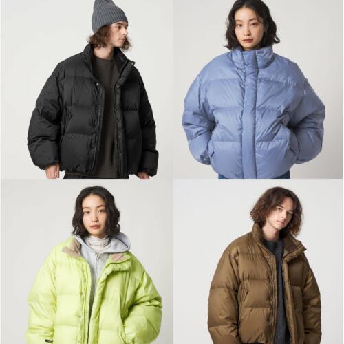 타이온 X 씨텐 CITEN 벌룬 다운 패딩 점퍼 블루종 25AW 42655000000