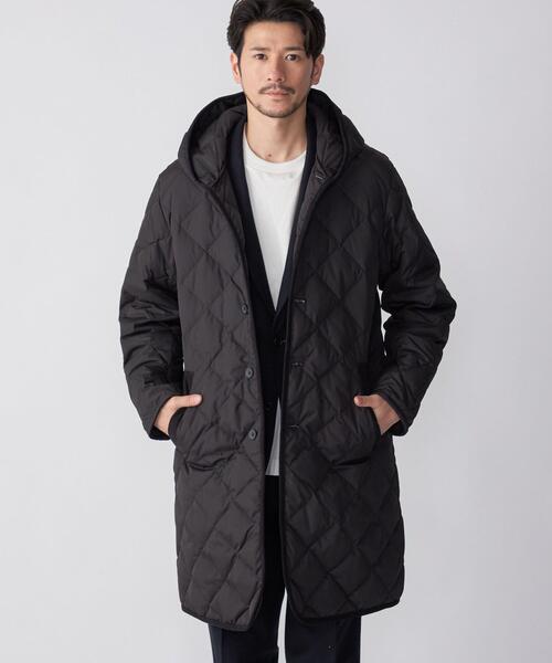 타이온 X SHIPS 다운 퀼팅 패딩 후드 코트 114550291 25AW