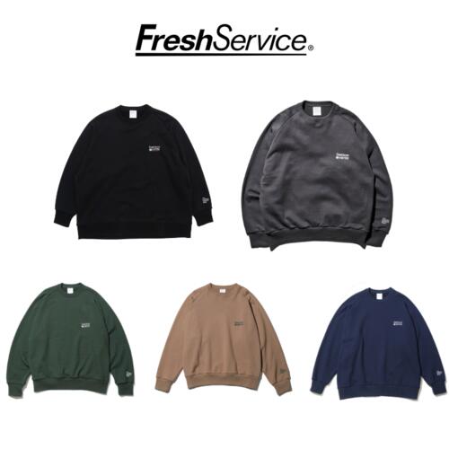 프레쉬서비스 스웨트 티 셔츠 VIBTEX for FreshService SWEAT CREW NECK PULLOVER 25AW