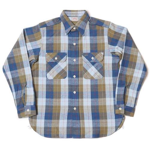 웨어하우스 3104 플란넬 체크 셔츠 E 빈티지 WHSH-24AW013