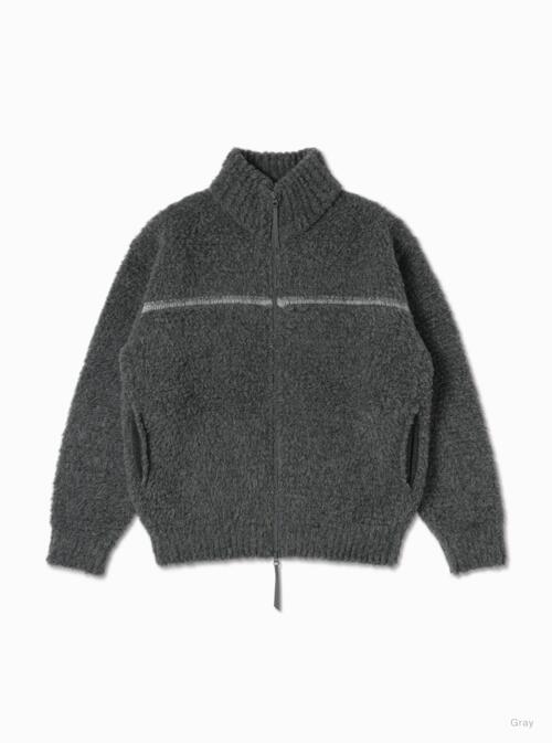 바토너 니트 재킷 SHETLAND BOA ZIP UP BLOUSON 25AW