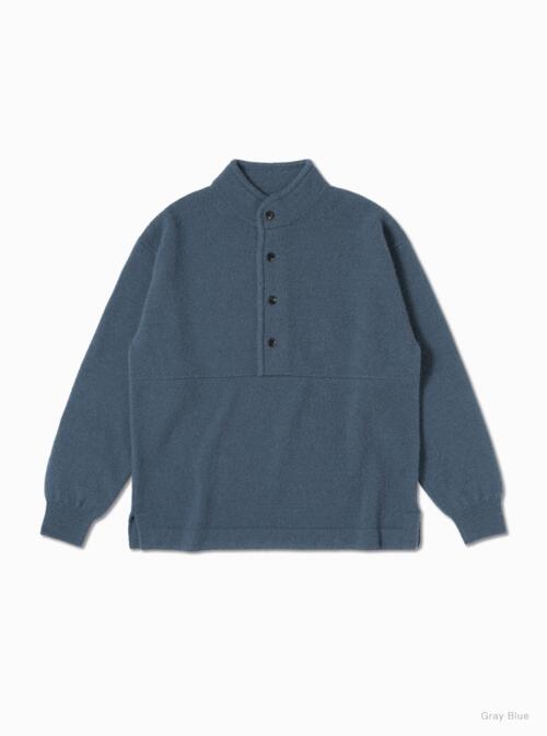 바토너 울 니트 BLUEFACE SNAP PULLOVER BN-25FM-062 25AW