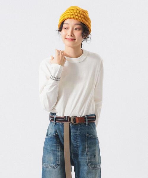 빔즈 보이 베이직 긴팔 티 여성 13-14-0589-654 26SS